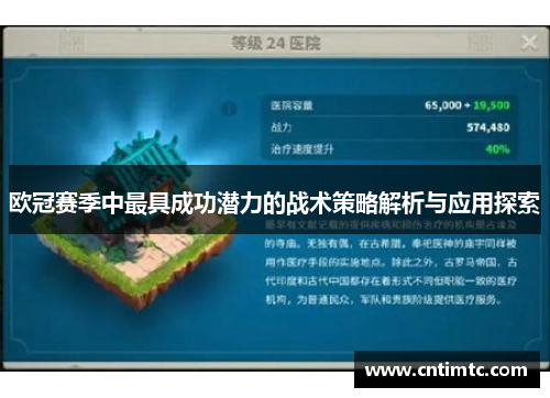欧冠赛季中最具成功潜力的战术策略解析与应用探索